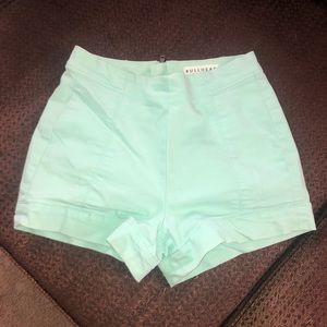 Mint high waisted shorts